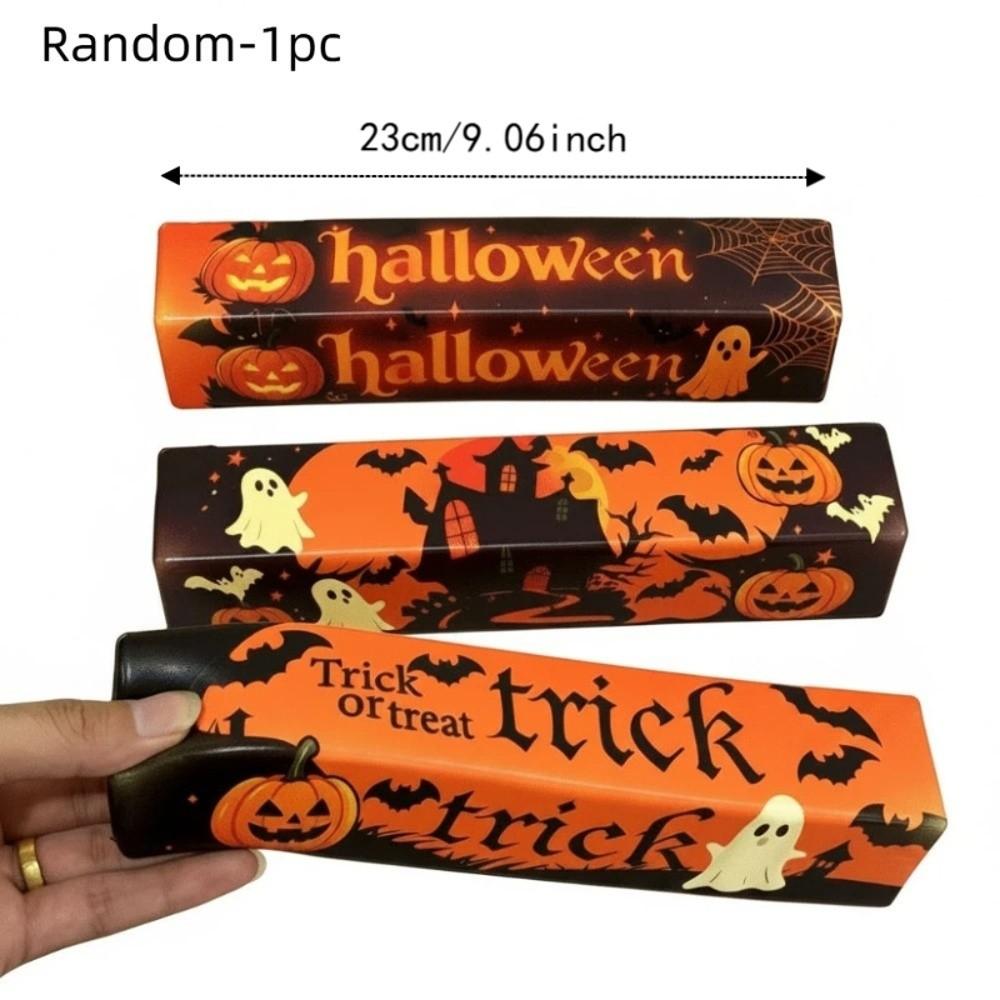 Jucării noi de Halloween cu brânză și unt de stoarcere, Jucărie senzorială Fidget cu fantomă și dovleac, Jucărie de decompresie cu revenire lentă pentru copii