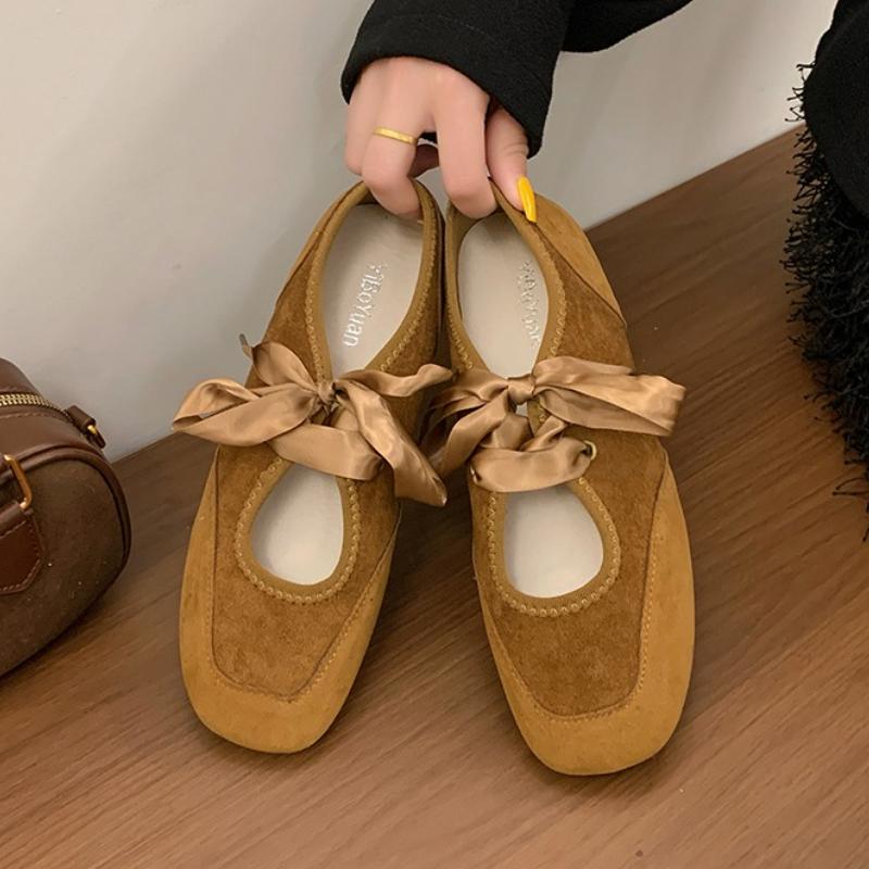 Women Flats Shoes New Loafers Casual Sport Sandals 2025 Trend Summer Sneakers Square Toe Walking Lace Up Woman Zapatos