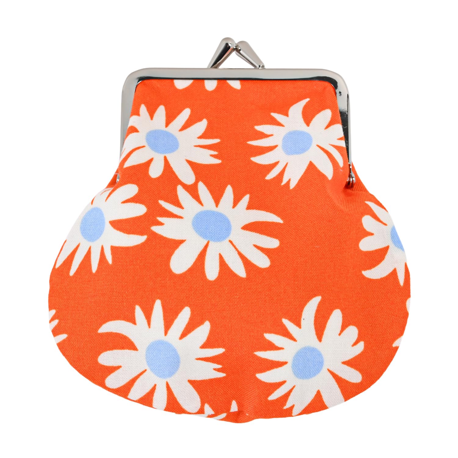 

Marimekko Rakastaa ei rakasta pouch, small accessory case, clasp closure, orange, 73978 073978 215, Scandinavian design. [Product Code: 073978 215]