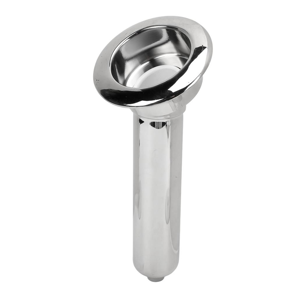 Boat Rod Cup Holder 316 Stainless Steel 280mm Rustproof Long Lasting Life Universal for Yachts Marines 30 degrees