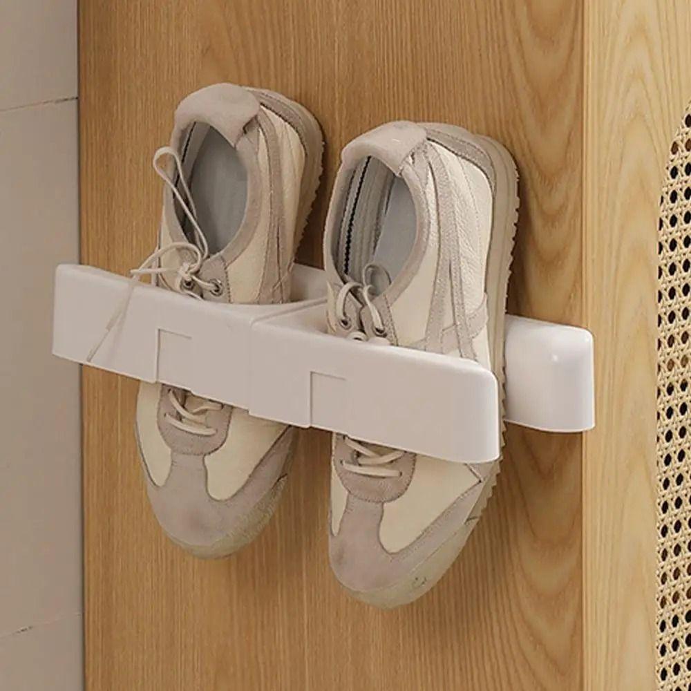 Durable Tall Shoe Holder No Drilling Installation Shoe Storage Rack  for Entryway Closet Garage