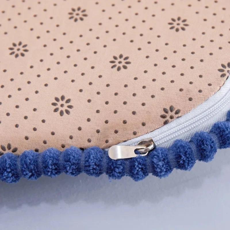 Modern Household Dining Chair Cushion Velvet Non Slip Chair Cushion Thicken Soft Office Seat Pad Horseshoe Shaped Chair Cushion