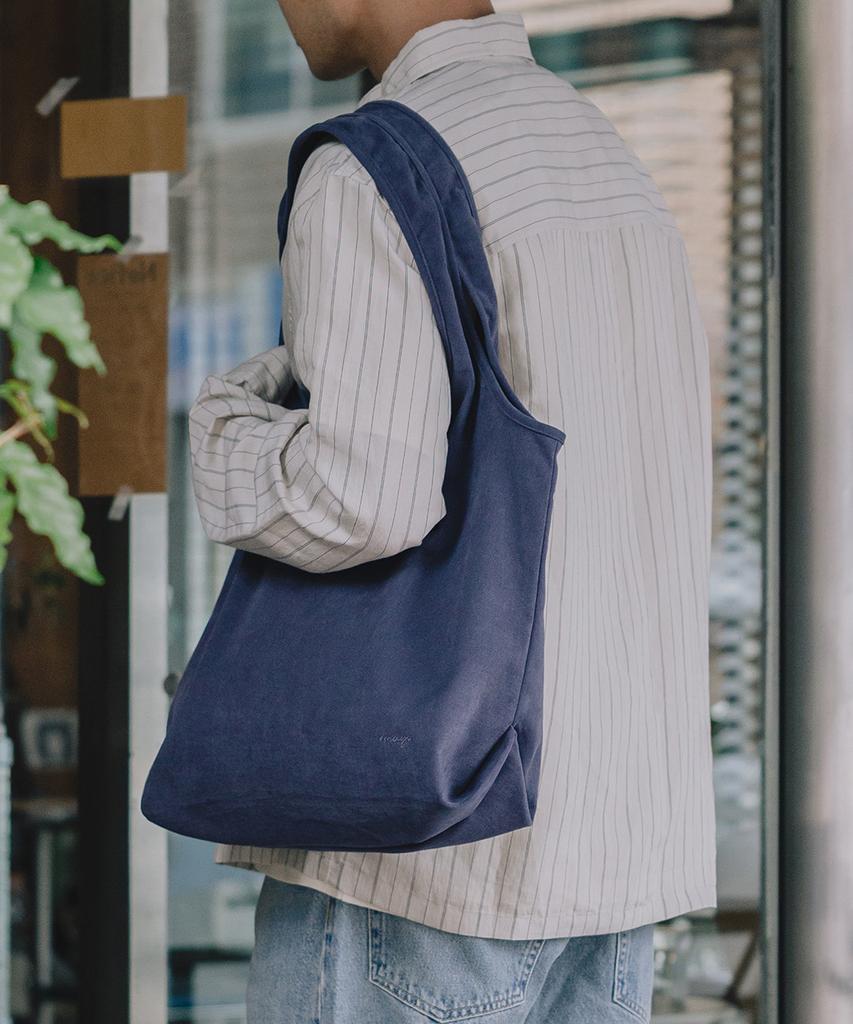 Madgoat Tank Top Canvas Shopper Bag_Washed Navy