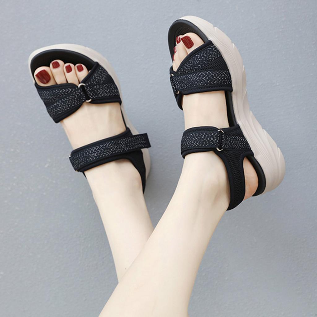 Women'S Flat Sandals Summer Comfortable Walking Sandal Platform Shoes Hiking Shoe Casual Style Accessories Sandalias De TacóN