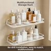 Rustproof Shower Shampoo Rack Large Capacity Cosmetic Storage Rack  Kitchen