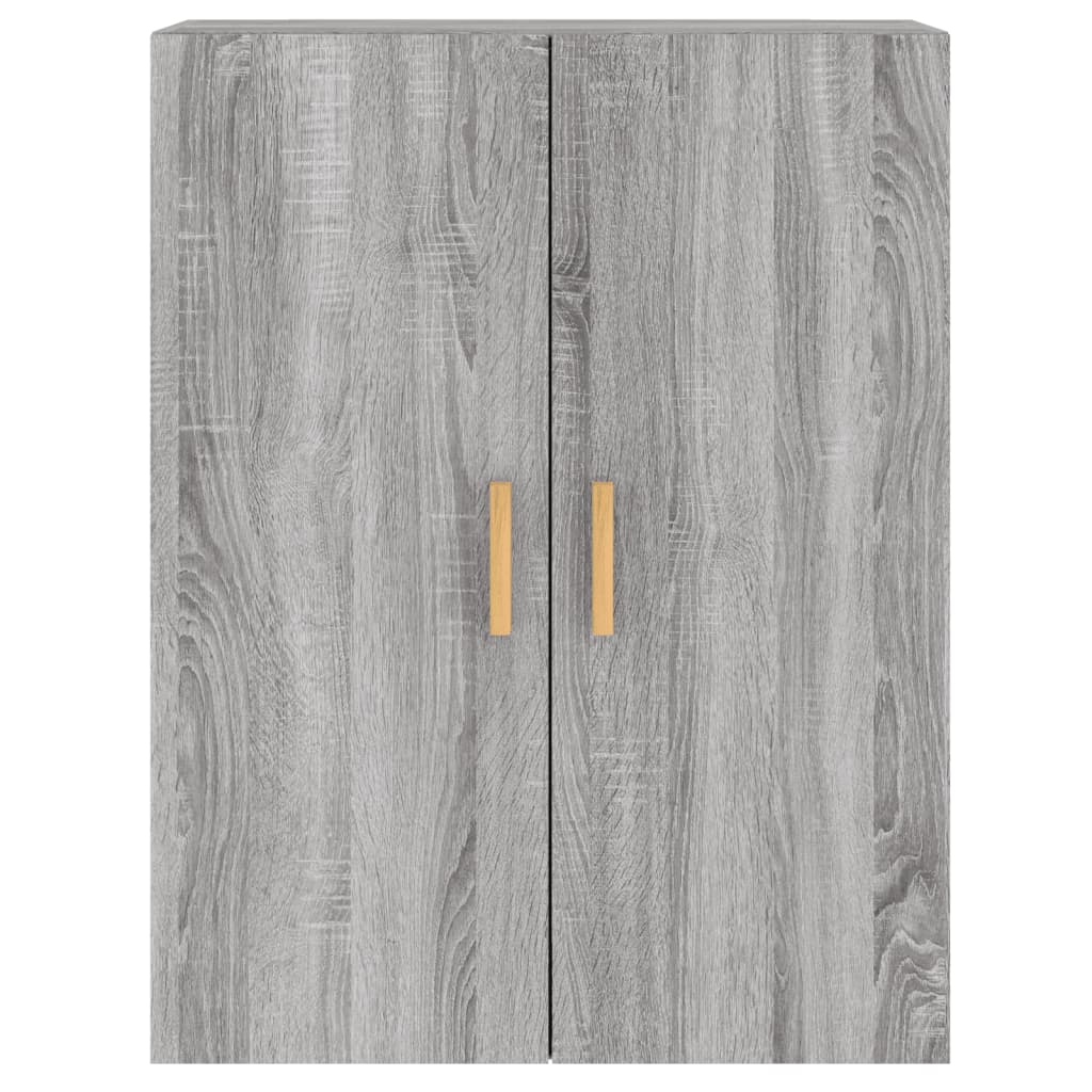 Wall Cabinets 2 pcs Grey Sonoma Wood Based Material
