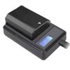 SEIVI NP FZ100 LCD Charging Display USB Single Slot Camera Battery Charger for Sony A7RIII A7R3 A9 7RM3