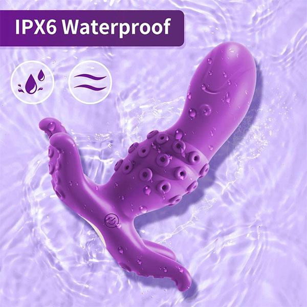 APP Remote Control Female Wearable Octopus Clit Vibrator G Spot Vibrator Dildo Nipple Clit Anal Stimulator Adult Masturbator Sex Toys for Women