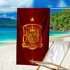 Spanish National Emblem Printed Beach Towel, Super Soft Microfiber, Perfect Gift Birthday, for Pool, Beach, Travel, for Family and Friends