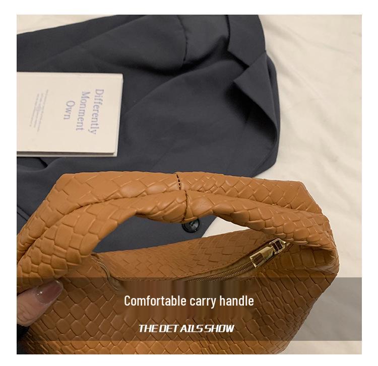 French Luxury Women's Crescent Handbag - 2024 Versatile Fashion Dumpling Shoulder Bag