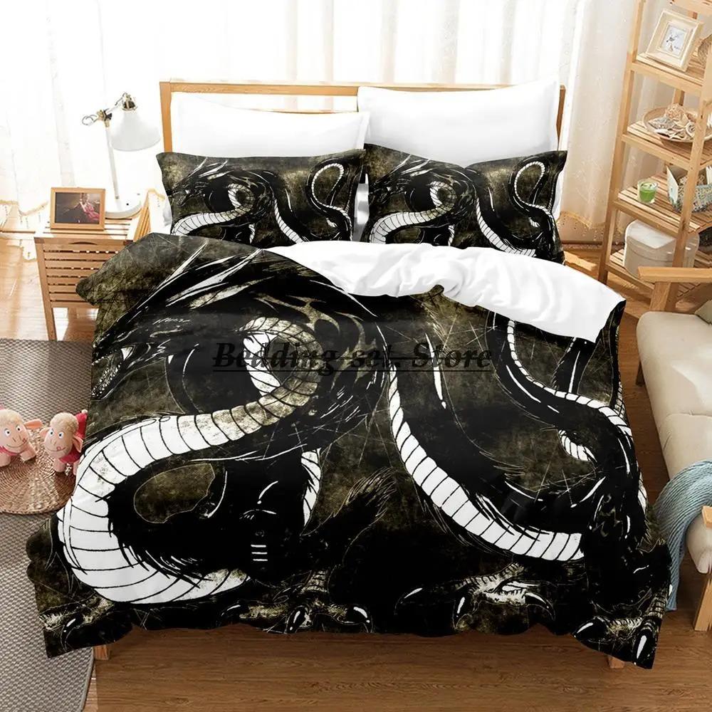 Animal Yinuoda Snake Bedding Set Single Twin Full Queen King Size Bed Set Aldult Kid Bedroom Duvetcover Sets Anime Bed