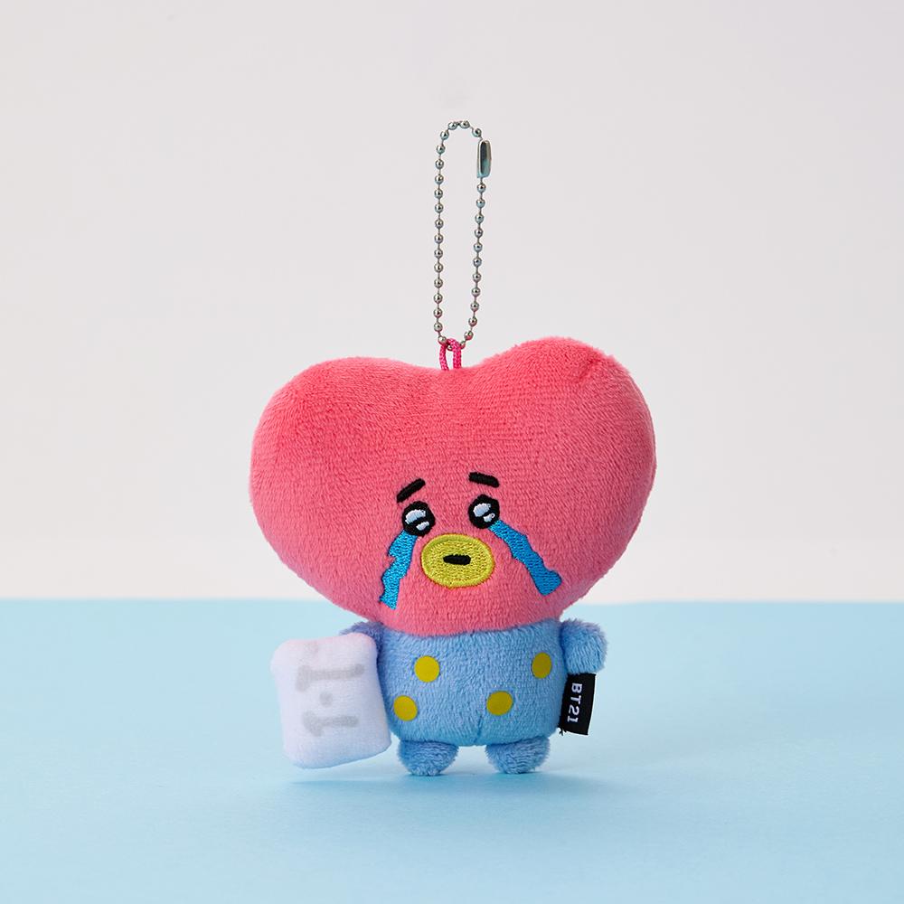 BT21 TATA Tearful Mood Plush Keychain
