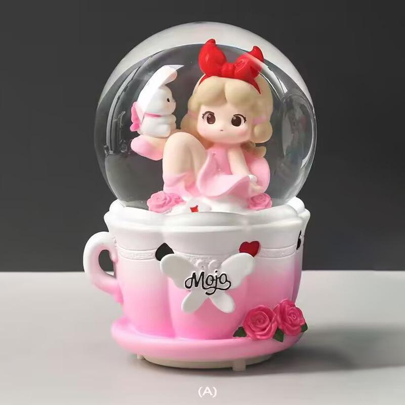Astronaut Crystal Ball Music Box Ornament - Student Snow Globe Birthday Gift