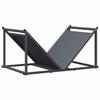VidaXL Portant de bois chauffage anthracite 70x43x34,5 cm, support à bûches de cheminée, support à bûches, support à bûches 864175