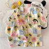 Sommer neue Pyjamas Damen kurzärmelig Shorts dünne Wolkenbaumwolle Cartoon niedlich große Größe Koreanische Version Loungewear