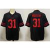 Mens San Francisco 49ers NFL Football Jersey Premium Embroidered Team Sport Shirt Fans Game Day Wear