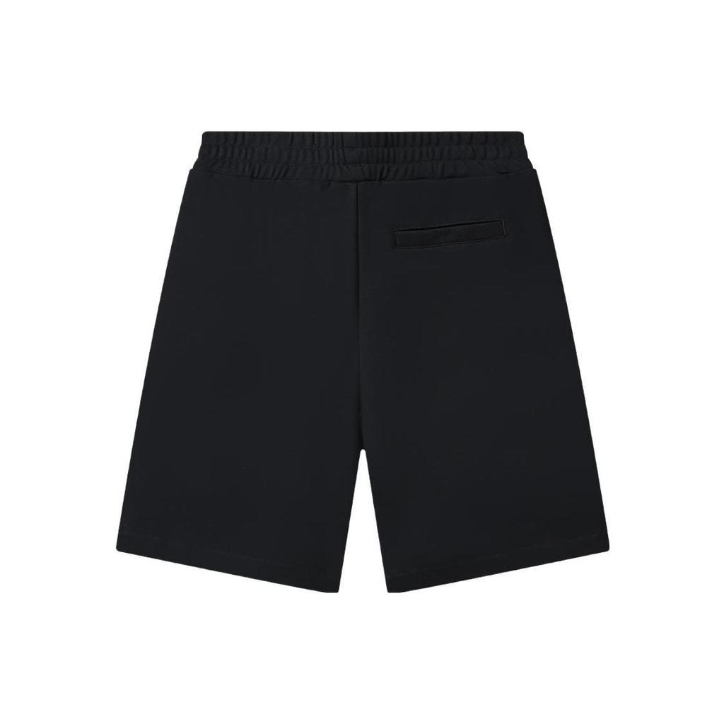 FILA Solid Color Casual Knit Five-Point Shorts Men shorts Black F11M329602A-BK