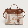 New Autumn and Winter Fashion Women's Handbag, Niche High-end Waterproof Canvas Crossbody Bag with Button Closure and Flap Design, Kelly Bag