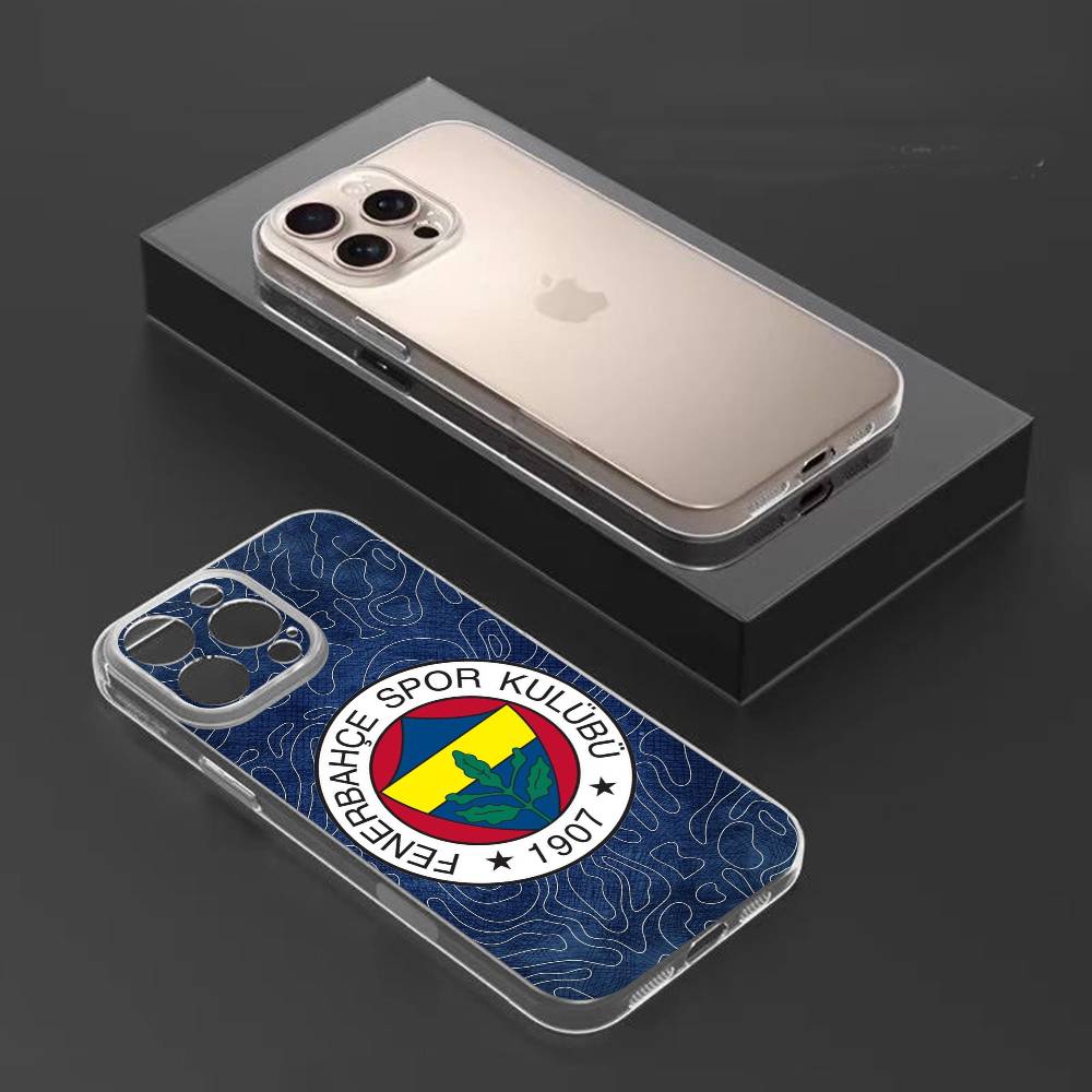 Türkei F-F FenerbahceS-E Handyhülle Für iPhone17,16,15,14,13,12,11 Plus,Pro Max Weiche Transparente Hülle
