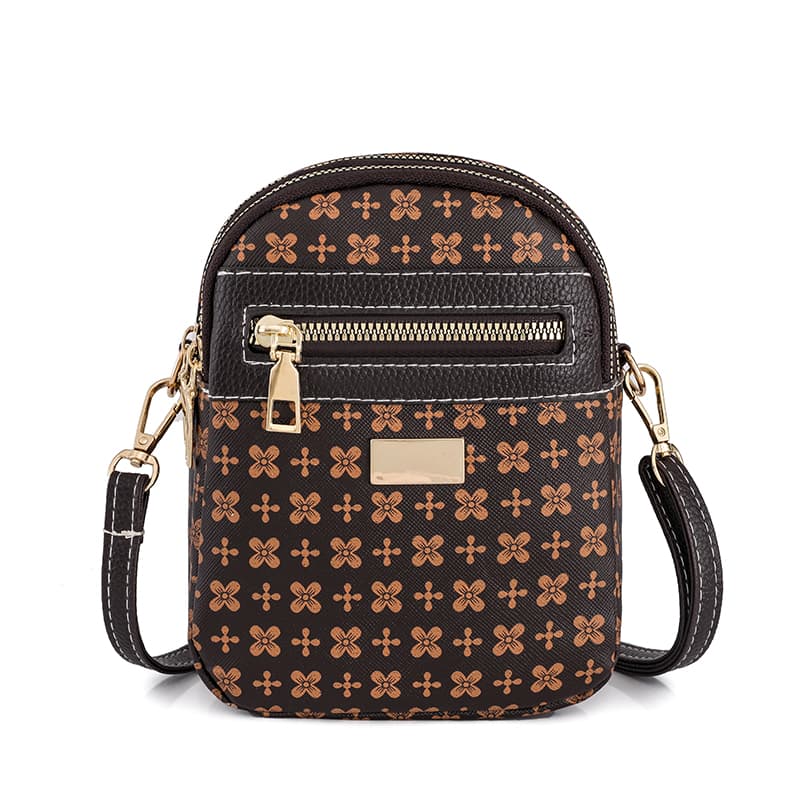 Crossbody bag Mobile phone bag Mini women's printed shoulder bag