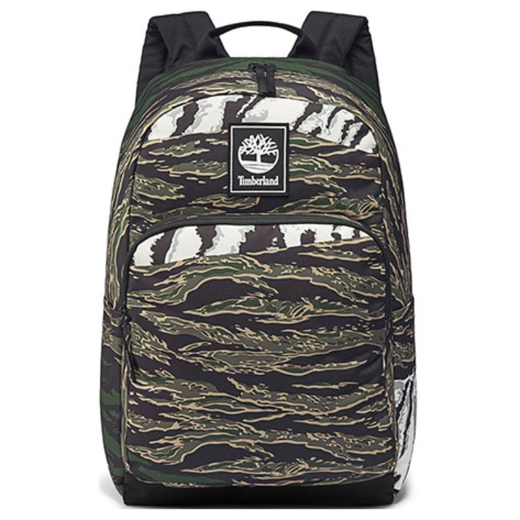 Timberland 28L Tiger Stripe Camouflage Spring 2022 Outdoor Bag Unisex bags A2K1ZCM1 Tiger Print Camouflage