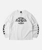 Prism Works Motors Speedway Long Sleeve Tee _ White