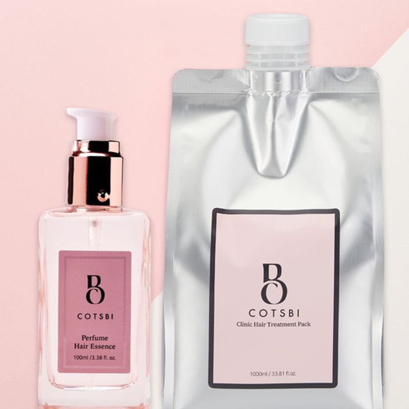COTSBI Perfume Hair Essence + Hair Clinic Treatment Pack SET Hair Essence + Hair Clinic 1 SET