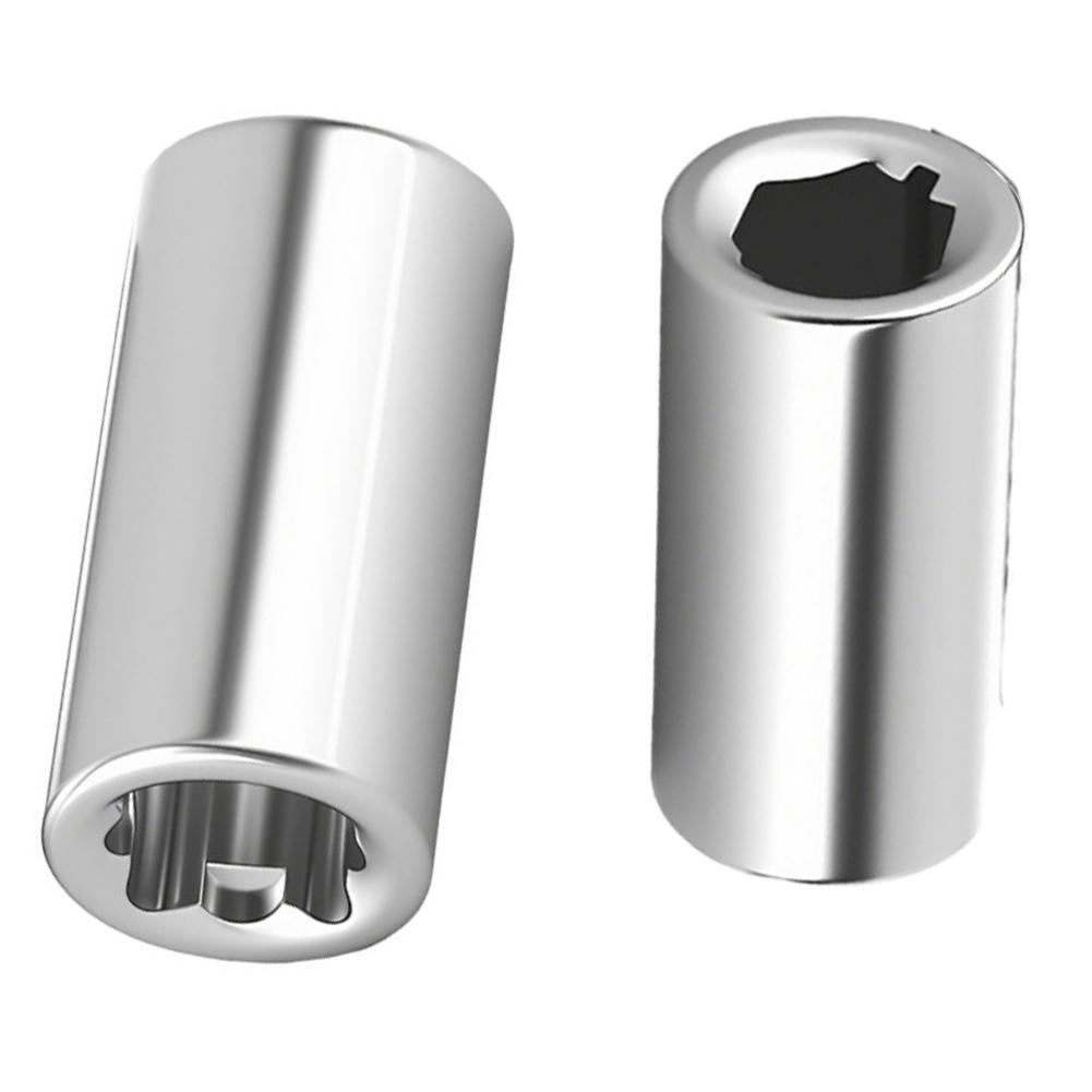 

2PCS 1/4in Square Drive To 1/4 Hex Socket Bits Converter Screwdriver Bit Adapter Socket Converter Hand Tool Accessories