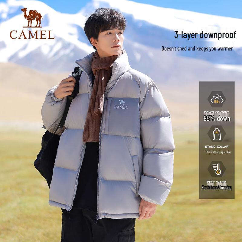 Camel Women's Outdoor Puffer Down Jacket A34CF00804B