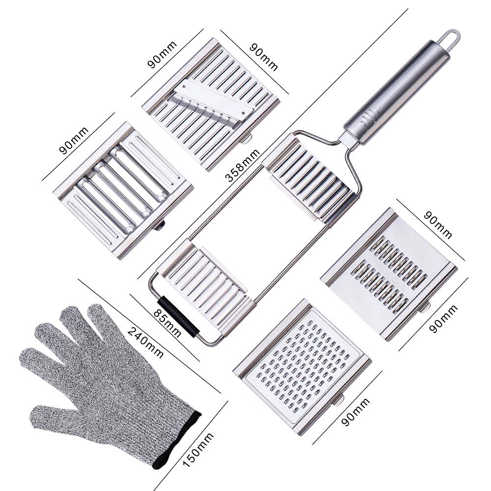 Stainless Steel Multi-function Vegetable Cutter & Grater
