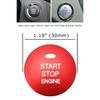Red Keyless Engine Push Start Button Cover For Hyundai Sonata Elantra Kia Optima
