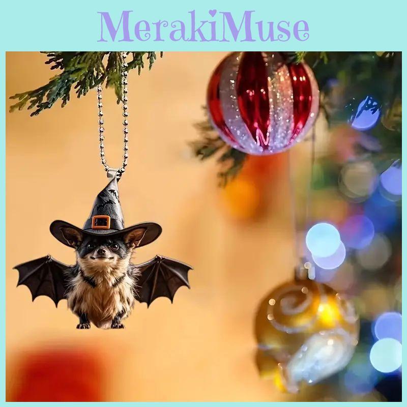 Adorable Acrylic Cat Car Accessories Charming Home Decor Backpack Pendant