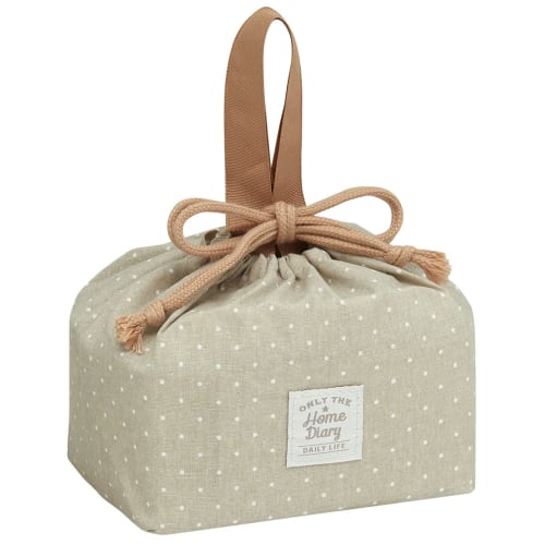 Skater Storage Containers 280ml & 400ml with Drawstring Bag, 3-Piece Set, Dull Green X Yellow, KSLGD2-A