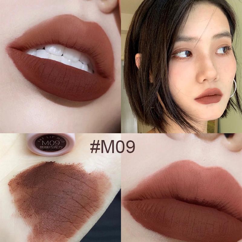 lipstick Lip mud matte mist face velvet Lip mud Red lip glaze to show white lip gloss lip cream