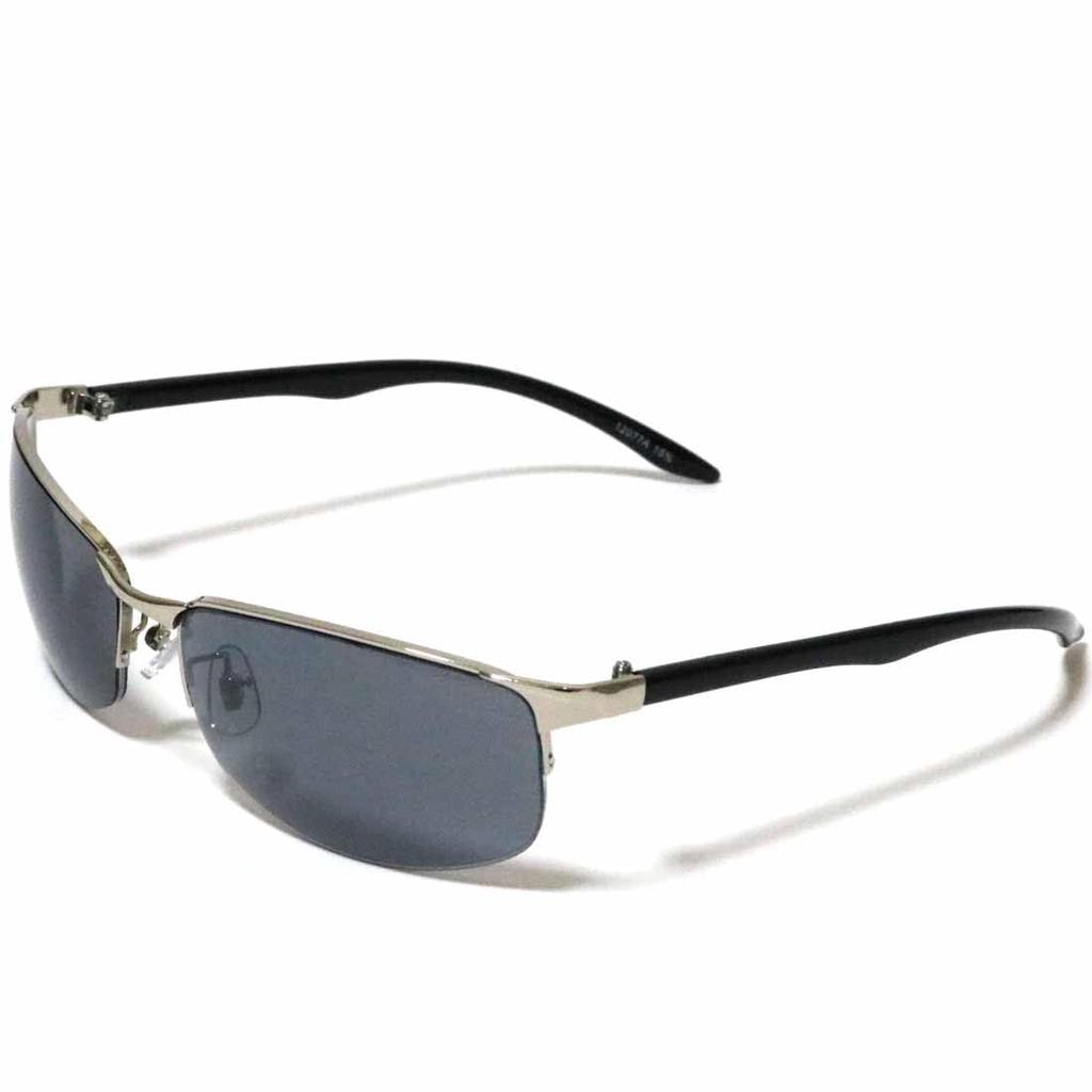 Silver x Smoke Fashion Stylish Tough UV [FashionBerry] Sunglasses, Non-prescription Glasses, Glasses, Eyewear, Look, Intimidating, Gangster, Rebel,