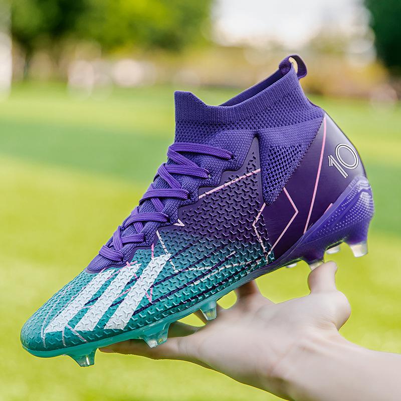 Falcon New High-top Football Shoes Long Nails Football Shoes Broken Nails Special Training Shoes Direct Sale