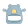Nuby Silicone Teething a baby teether that fits snugly around the encourages focused independent Mitten, wrist, play, BPA-free silicone, Blue,