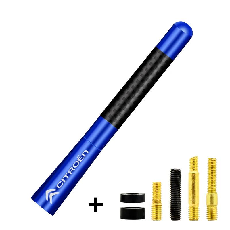 Adesivo de Antena de Rádio Curta de Fibra de Carbono Para Citroen C4 C5 C3 C2 C1 C4L C6 Picasso Saxo C-ELYSEE VTS Acessórios de Estilo de Carro