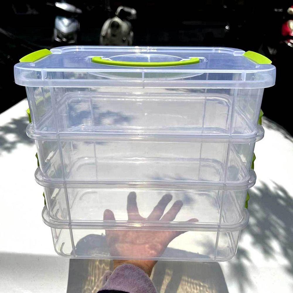 1Pcs 4 Layers Desk Storage Organizer Drawer Table Jewelry Container Bins New Makeup Organizer Box