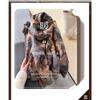 Autumn Winter Thick Scarf Oil Painting Pattern Travel Shawl Warm Neck Protector