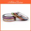 Nail Colors 32 Roll Striping Tapese Line Metallic Yarn Nail Art Tips Decoration Decals Foil Diy