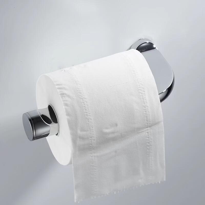 Wall-Mounted Toilet Paper Holder with Hook