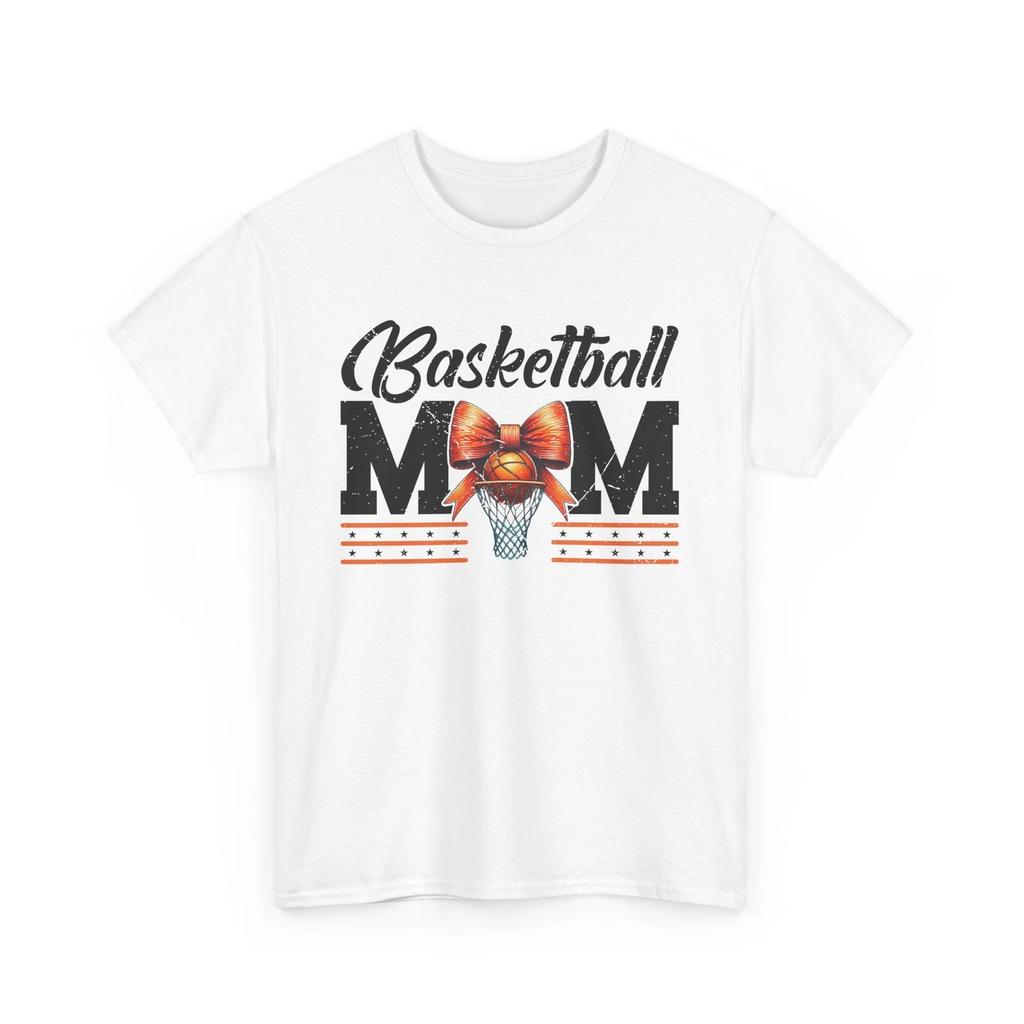 Basketball Mom Fan Gear Tee | Sports Graphic Shirt | Hoops Vibes