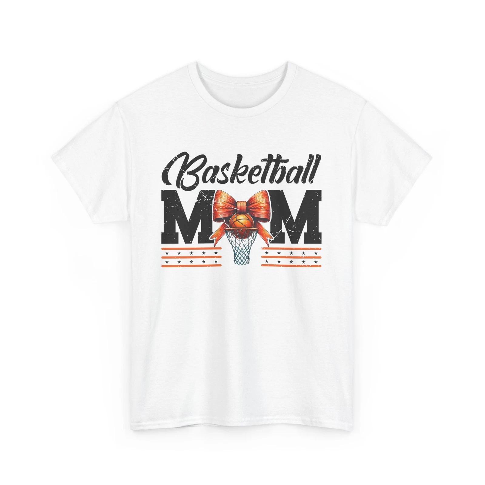 Basketball Mom Fan Gear Tee | Sports Graphic Shirt | Hoops Vibes S