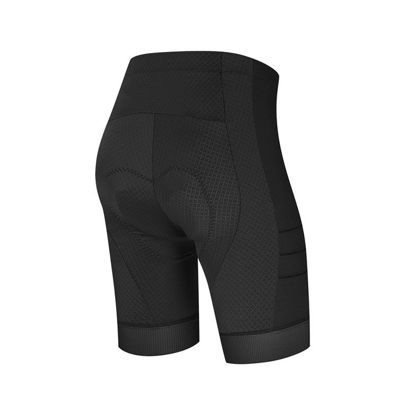 Womens High-Waisted Breathable Cycling Shorts With Double Arrow Design Slim Fit Sport