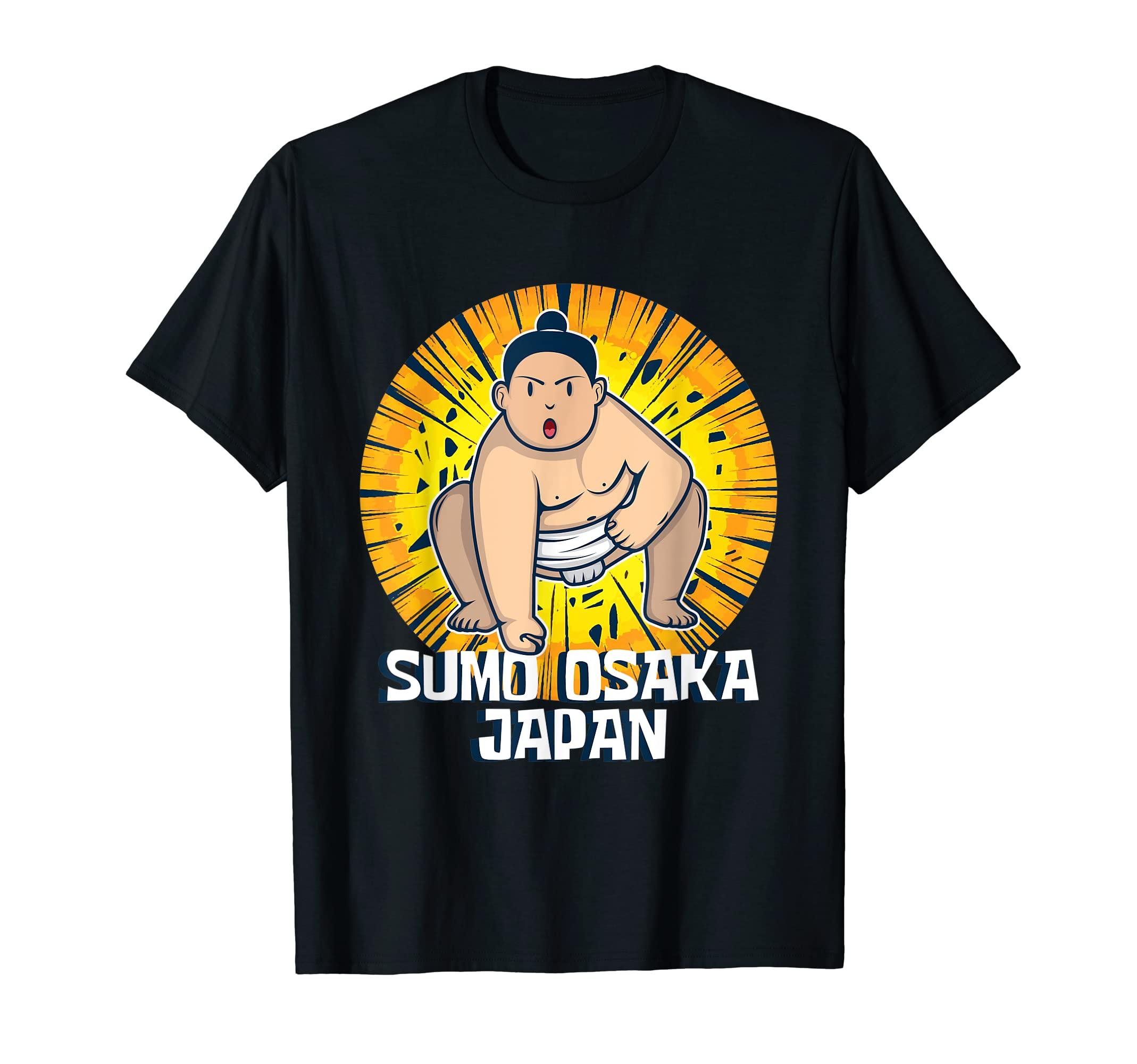 

Osaka Sumo Japanese Sumoringo Fan T-shirt чёрный