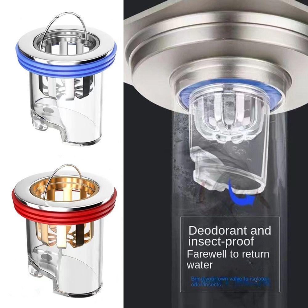 

Useful Shower Drainer Insect Proof Sewer Seal Drain Cover Floor Drain Core Anti odor One Way Valve