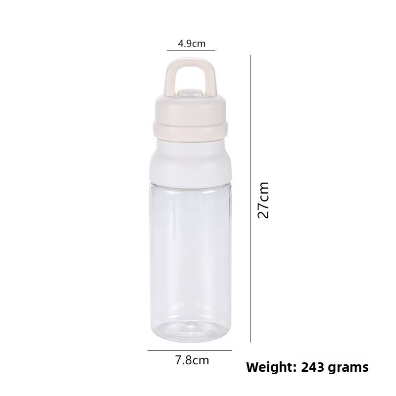 Plastmugg Utomhussporter Vattenflaska, Direkt Drickning Sportsvattenkanna, Förseglad Mugg med Stor Kapacitet