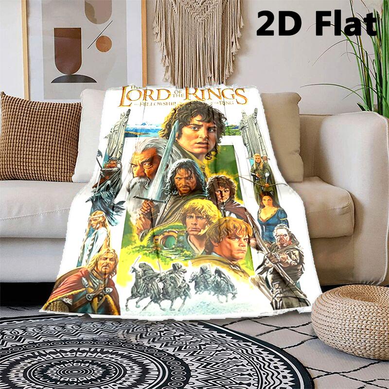 1PC The Lord of the Rings Blanket, All-season Lightweight Home Office Outdoor Nap Multifunctional Blanket, Christmas Gifts