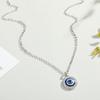 Dot Diamond Lucky Blue Eye Necklace for Evil Eye Pendant Necklace Turkish for Evil Eye for Protection and Blessing for W